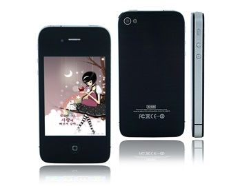 Ultra-slim 3.2 "QVGA Touch Screen Quad-band Dual Sim Cell Ph