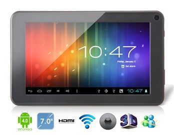 V700K 7 "Android 4.0.4 A13 1.2GHz Tablet PC com 3G Externo,